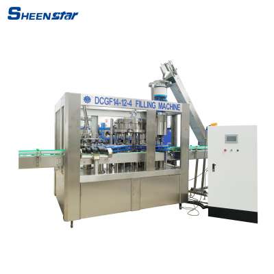 PET / Glass bottle carbonated soft drink filling / bottling machine/carbonated drink making machine